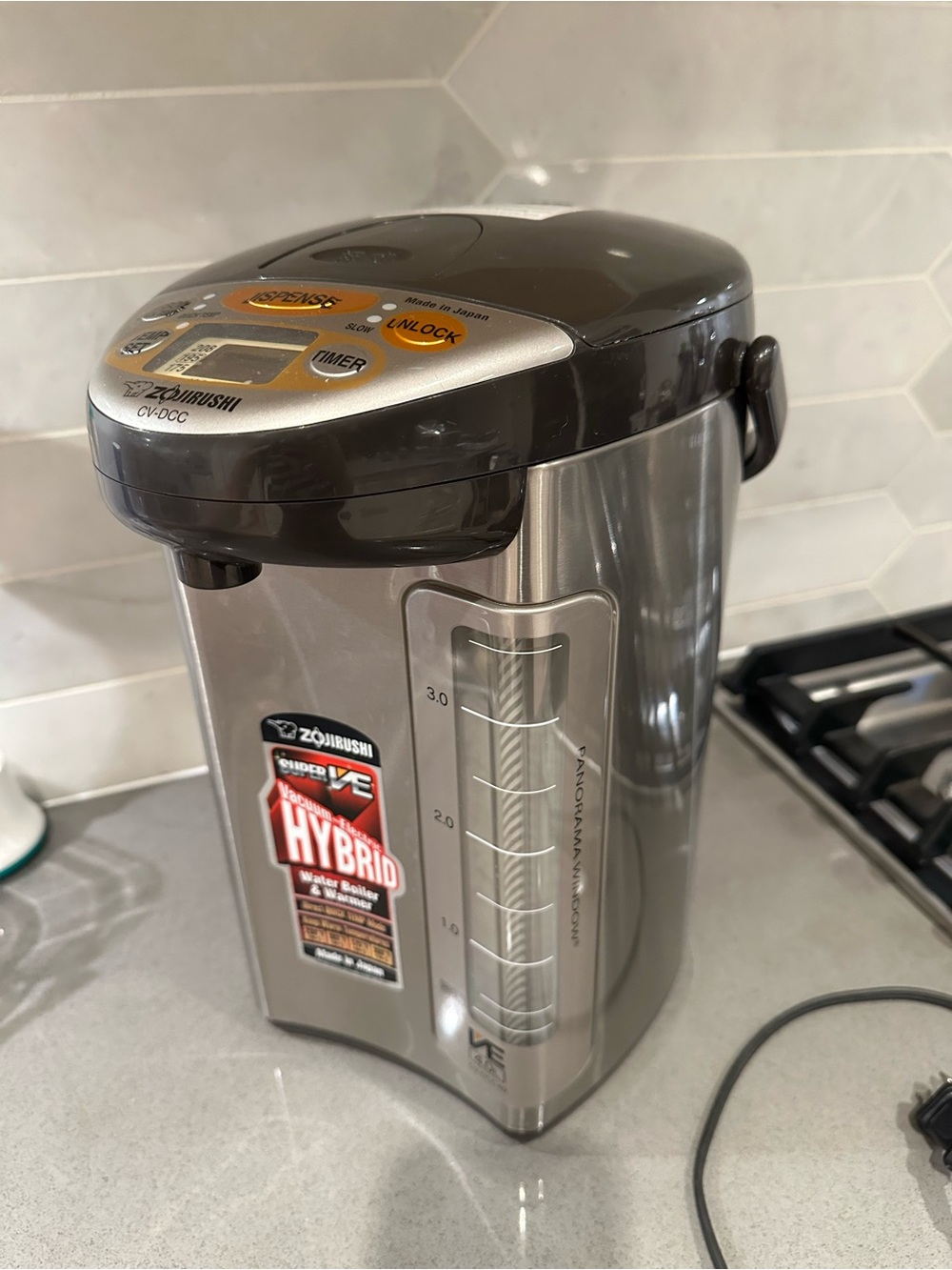 Hybrid Stainless Steel Electric Water Boiler & Warmer - Gray